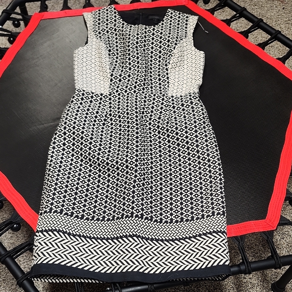 J Crew Patterened Dress Nwot Size 6 #2